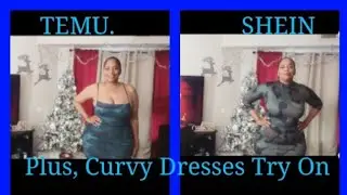 TEMU/SHEIN DRESS TRY ON CURVY PLUS WOMAN