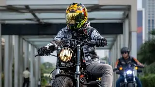 SUNMORI NYOBAIN PAKE HARLEY DAVIDSON SPORTSTER BARENG MBBI JAKARTA