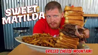 SWEET MATILDA | GRILLED CHEESE BURGER CHALLENGE