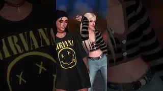 Eden & Joelle 🤭🖤 Animation by TiniSims 🥰🤍 #sims4 #sims4stories