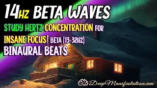 14Hz Beta Waves Study Hertz Concentration For Insane Focus! Beta (13-32Hz) Binaural Beats DEEP WORK