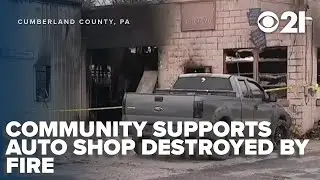 Community rallies after fire guts auto shop owned by family of volunteer firefighters