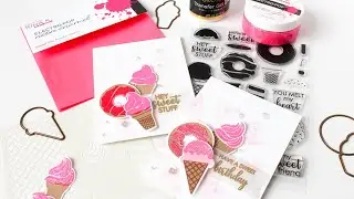 Neon Card Ideas with Rina K. Designs Electro Pop
