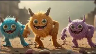 The Tiny Monster 👾 | Cute Monster Song & Dance for Kids | Fun Nursery Rhymes 2025