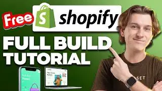 Как создать магазин Shopify БЕСПЛАТНО (расширенная пробная версия Shopify и скидка!)