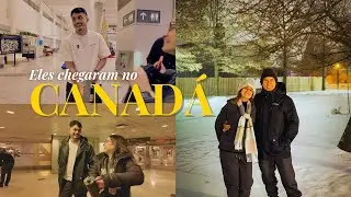 Fam&iacute;lia reunida no Canad&aacute; &ndash; A chegada!