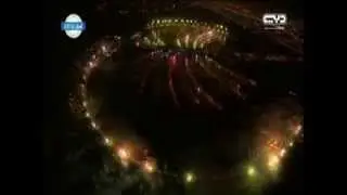 Dubai Fireworks 2014 Palm Island Jumeira and Burj Khalifa Full HD