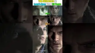 How Leon's Eyes Changed Over 30 Years #residentevil #residentevilrequiem