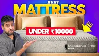The BEST Mattress Under ₹10000 ⚡️ Wakefit ShapeSense Orthopedic Classic Memory Foam Mattress Review!