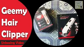 Unboxing New Geemy Professional Hair Clipper Model GM 6008 and Gemei Hair Trimmer GM 721