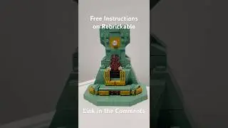 Building the Throne of Erebor from The Hobbit in Lego + instructions #legomoc #legomedieval