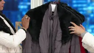 Dennis Basso Ruched Jacket with Detachable Faux Fur Collar on QVC