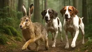Rabbit vs Pointer dogs, big Chase hunting rabbits 2025.  pointer dogs are best for Hunting.