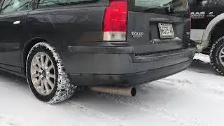 2004 Volvo V70 T5 Muffler Delete | 3” custom stainless + Vibrant resonator