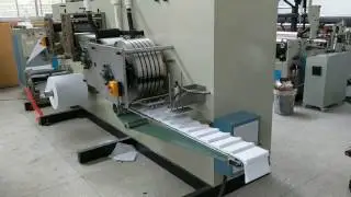 Automatic cutting and folding disposable toilet seat paper cover making machine