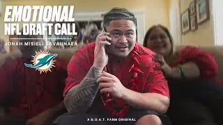 The Moment The Dolphins Drafted Jonah Misieli Savaiinaea🐬