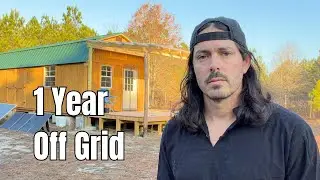 1-Year Off Grid Timelapse | Everything I Built