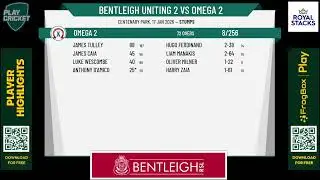 Bentleigh Uniting 2 v Omega 2