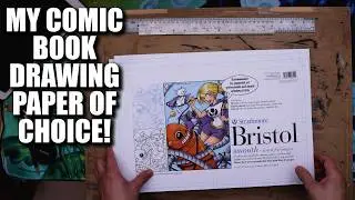 BEST PAPER FOR COMIC BOOK INKING + My Thumbnailing Process
