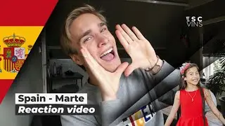 Reaction video Melani García - Marte Spain 🇪🇸 Junioreurovision 2019