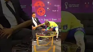 Rodrygo rubs legendary striker Ronaldo&rsquo;s legs 😹🤩 #highlights #soccer #futbol
