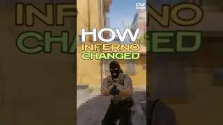 Как изменился Инферно в Counter-Strike #cs2 #csgo #counterstrike