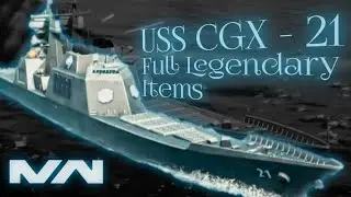 The Best Build With Legendary Items USS CGX - 21 - Modern Warships
