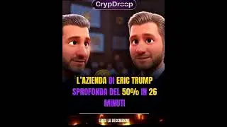 🚨 CROLLO-TRUMP A WALL STREET. L&rsquo;#AZIENDA DI ERIC #TRUMP SPROFONDA DEL 50% IN 26 MINUTI