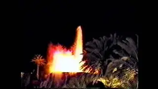 Vegas 2000. The Mirage Volcano Show.