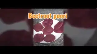 Healthy Beetroot Poori || बीटरूट पुरी  || Red Colour Poori