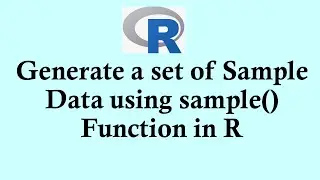 R programming | Using sample() Function in R