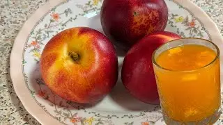 Peach 🍑 juice recipe|how to make rani peach juice!