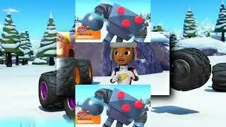 YTPMV Blaze and the Monster Machines STOP a Robot with Snowballs! 🤖🌨️ | Nick Jr. SCAN