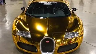 bugatti veyron GOLD  &eacute;dition limited