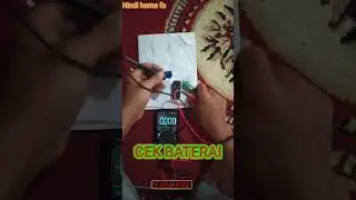 Cara mudah Cek baterai