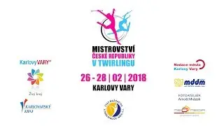 Twirling CZ – MČR Karlovy Vary - rytmické taneční sólo třída A
