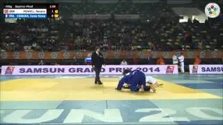 Natalie POWELL (GBR) Vs Sama Hawa CAMARA (FRA) - Judo Grand Prix Samsun 2014 [-78kg]