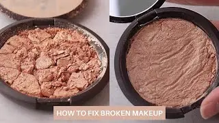 HOW TO FIX BROKEN MAKEUP | HIGHLIGHTER | QUICK & EASY TUTORIAL | JANOO PATEL