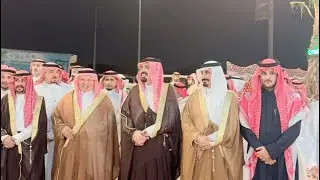 وفد من قبائل بني عفيف بني مالك  لدى انسابهم قبائل هذيل في حفل زواج محمد الهذلي
