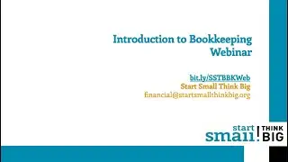 Bookkeeping Webinar - Quickbooks & Wave
