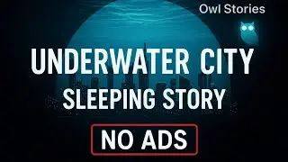 Sleep Story with Black Screen | The Underwater City of Cremenos | No Ads