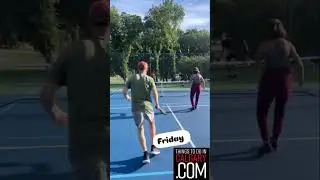 Friday Pickleball #funthingstodoincalgary #fitness #calgary #summer #sports #pickleball #running