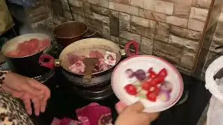 عشاء سهل و سريع بمكونين بس و هي المكرونه و اللحمه 