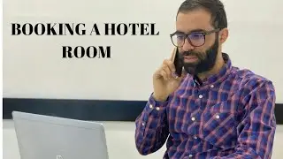 Booking a hotel room on the phone