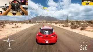 TOYOTA COROLLA HATCHBACK - Forza Horzion 5 | 4K Steering Wheel Gameplay | Thrustmaster