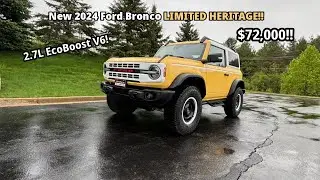 2024 Ford Bronco 2 Door Limited Heritage! $72,000!?