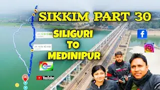 SILIGURI TO HOME (TATARPUR)//FARAKKA CROSSING// DRONE SHOT OF FARAKKA//REACHED HOME//SIKKIM PART 30