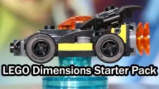 LEGO Dimensions Starter Pack - Minifigures & Batmobil FULL DETAILS & CLOSE UP