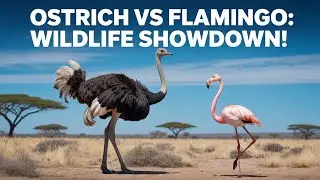 Ostrich vs Flamingo: Wildlife Showdown!