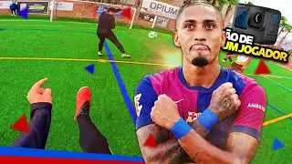 JOGUEI POR UM DIA NA VISÃO DO RAPHINHA, DO BARÇA!